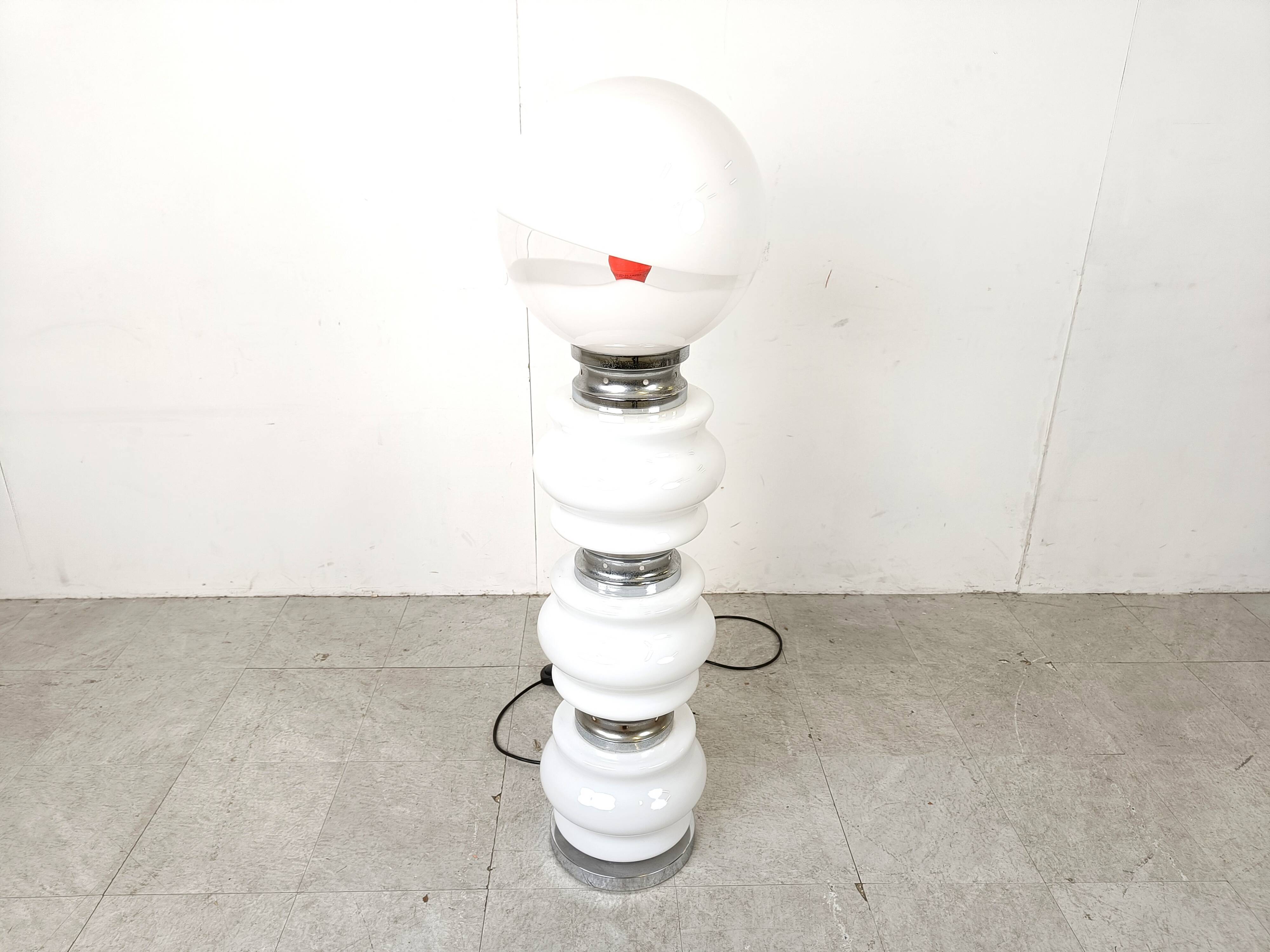 Vintage floor lamp by Mazzega, 1960s