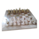 Chess set in onyx and marble