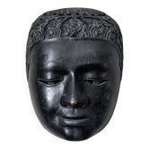 Bronze wall mask Asia handcrafted