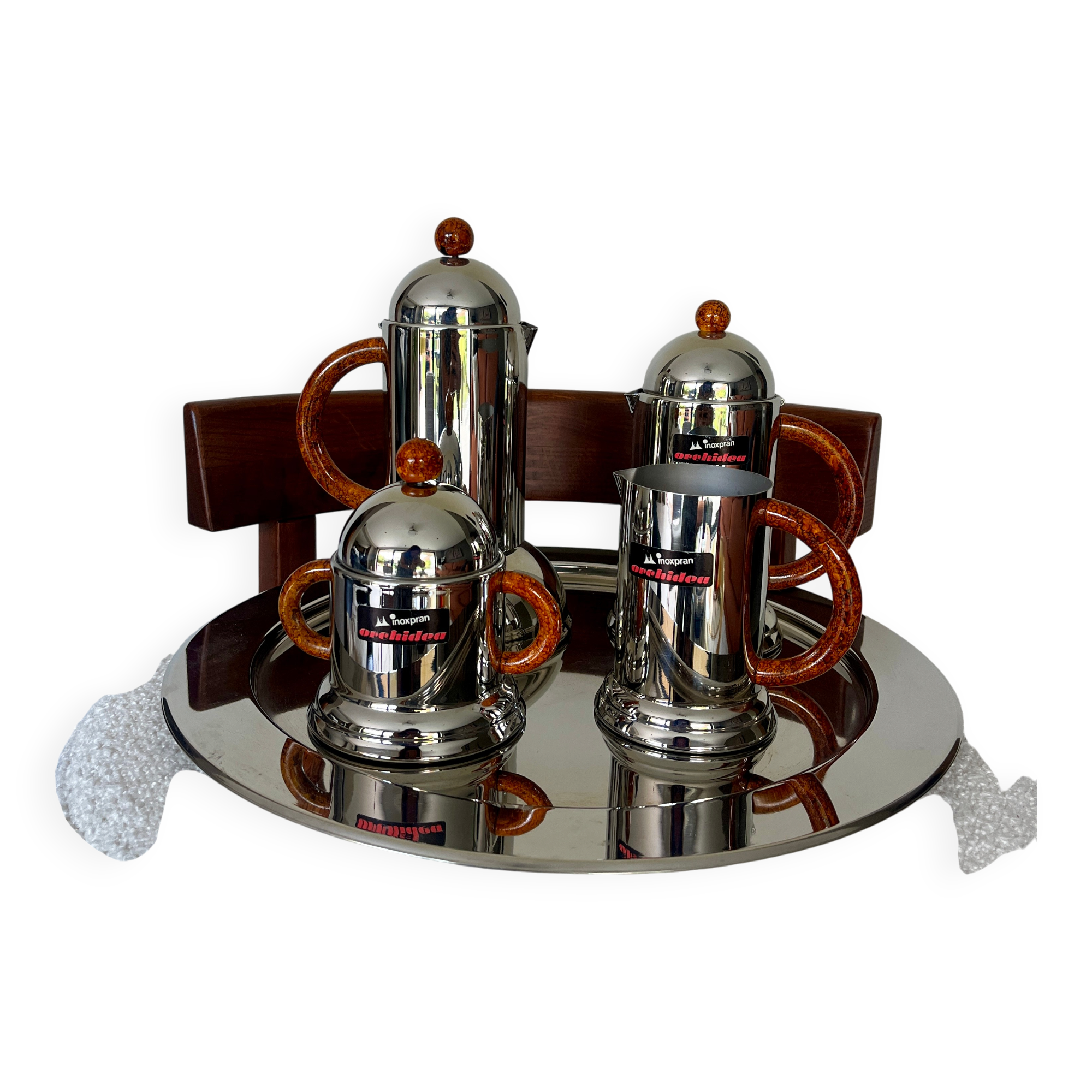 Coffee set by Inoxpran, Italy 1980s