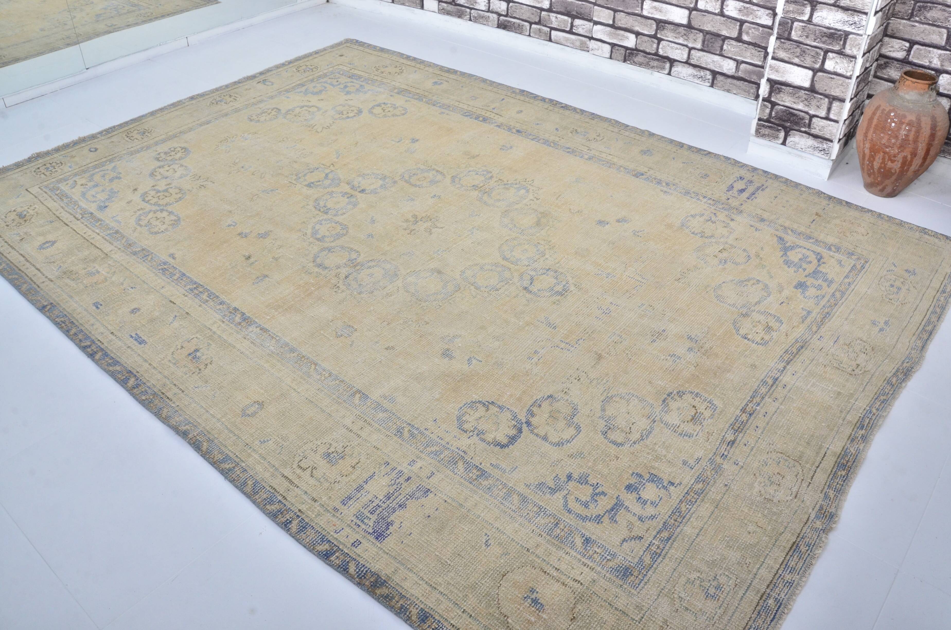 Turkish Oushak Handmade Carpet sku 3185
