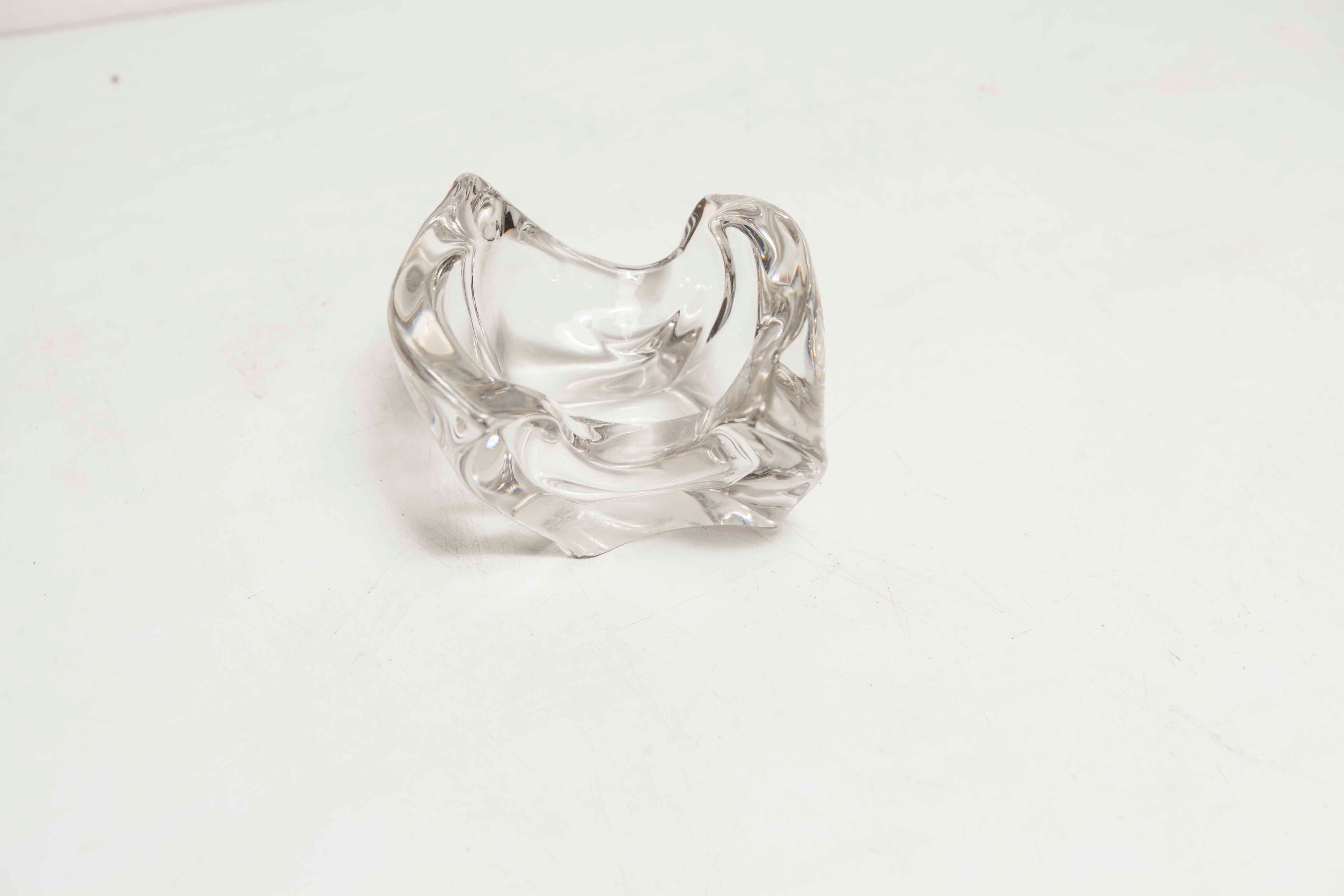 Ashtray crystal of arques 1960