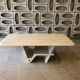Table en travertin rectangle