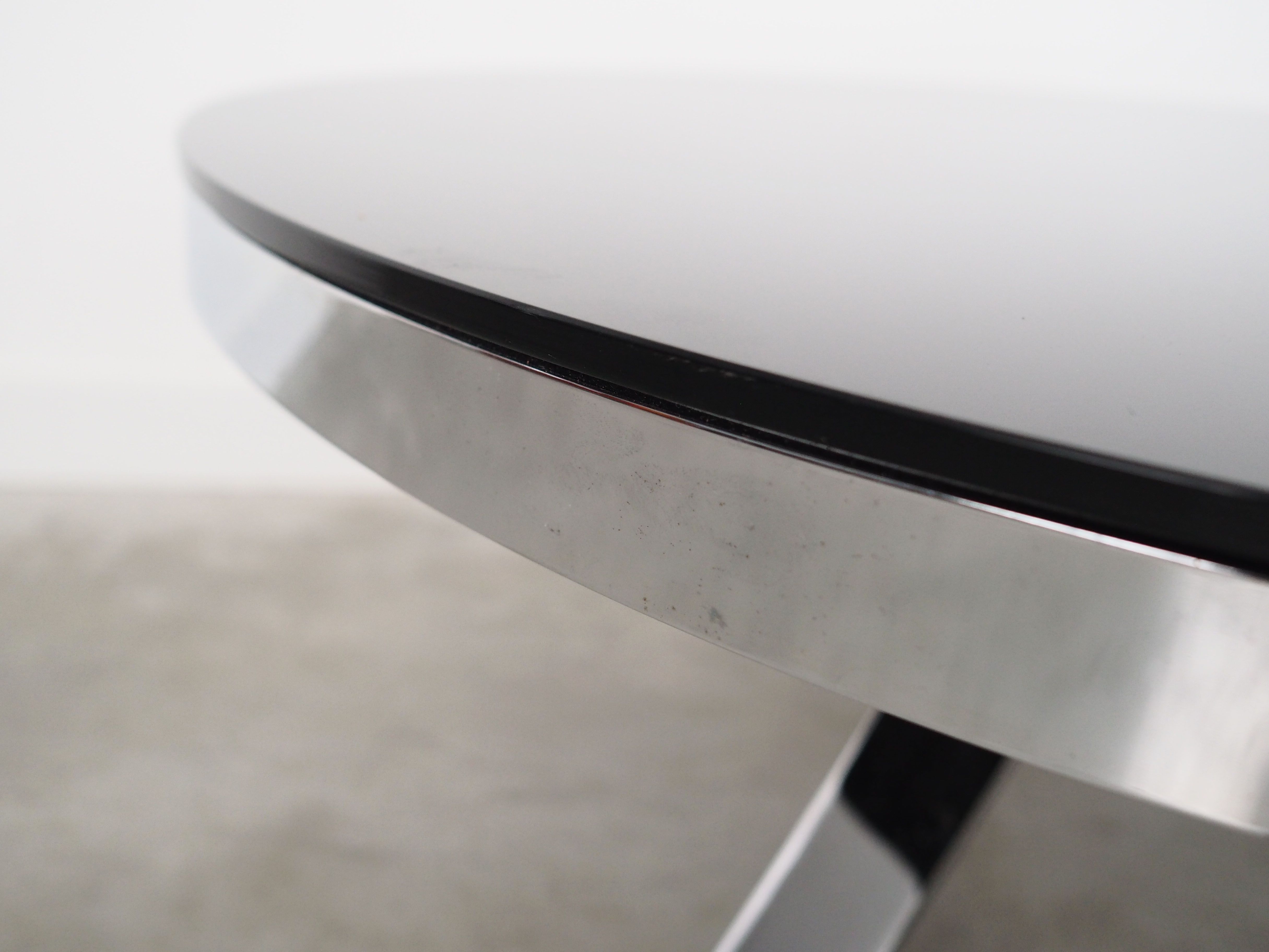 Round coffee table, Danish design, 1970s, made in Denmark