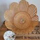 Openwork rattan suspension
