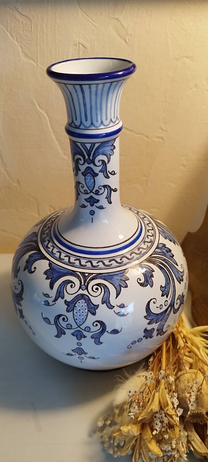 Montagnon Nevers earthenware soliflore vase