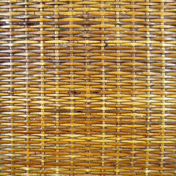 table basse en bambou et rotin, années 1970