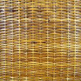 Bamboo and rattan coffee table, 1970s