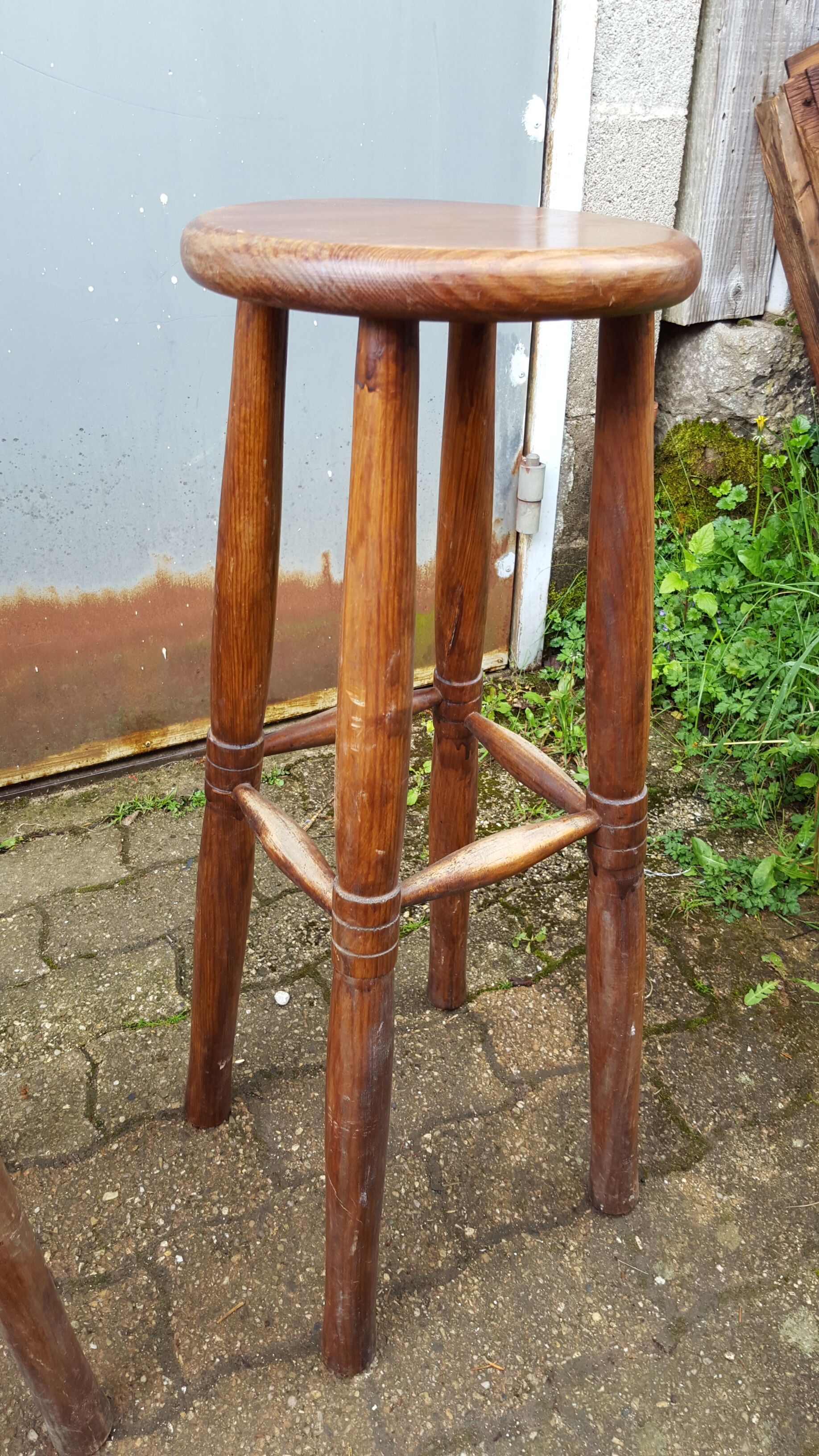Paire de tabourets de bar vintage