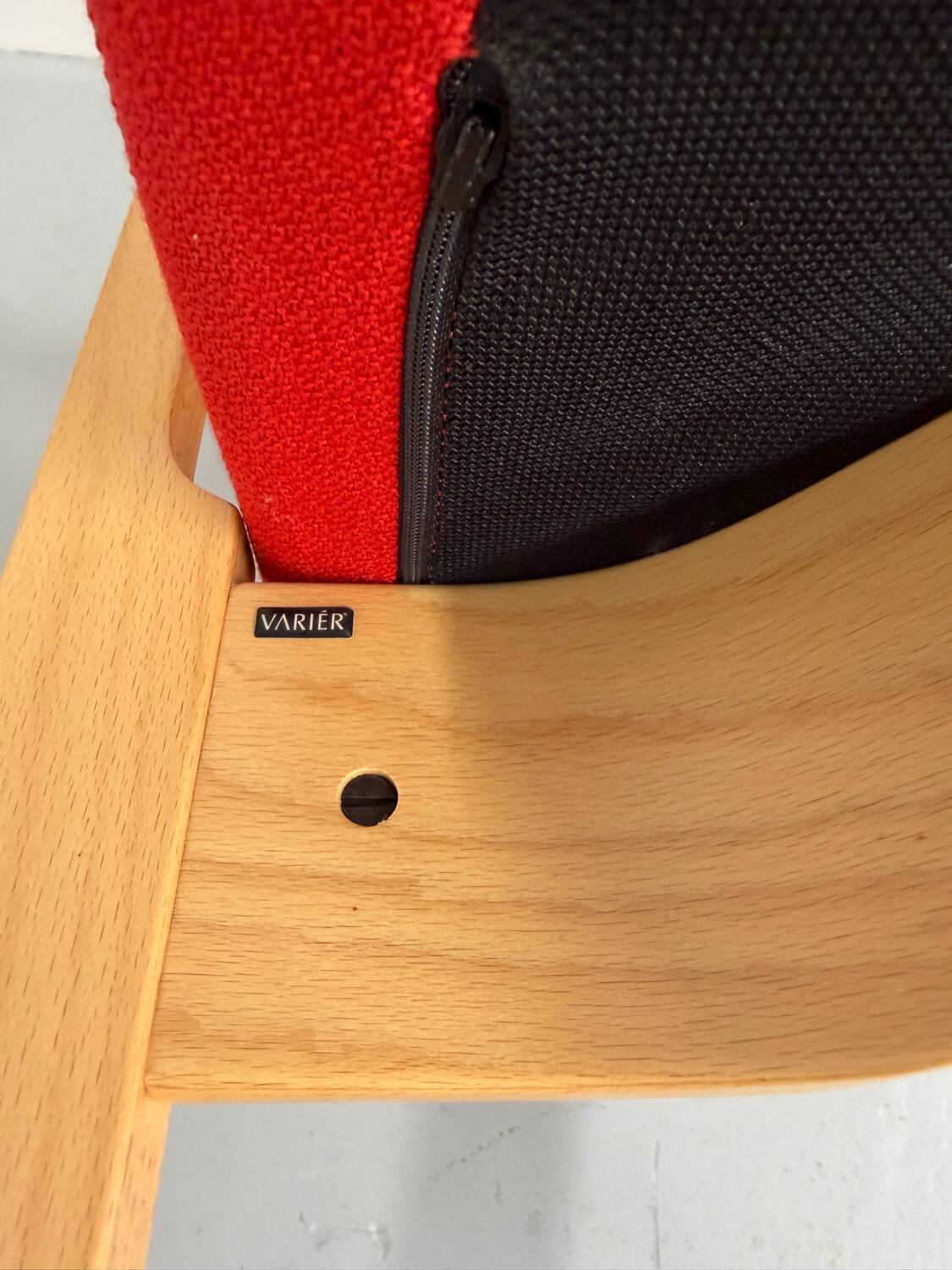 Stokke Varier Actulum red Scandinavian design rocking chair