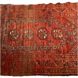 Red wool carpet