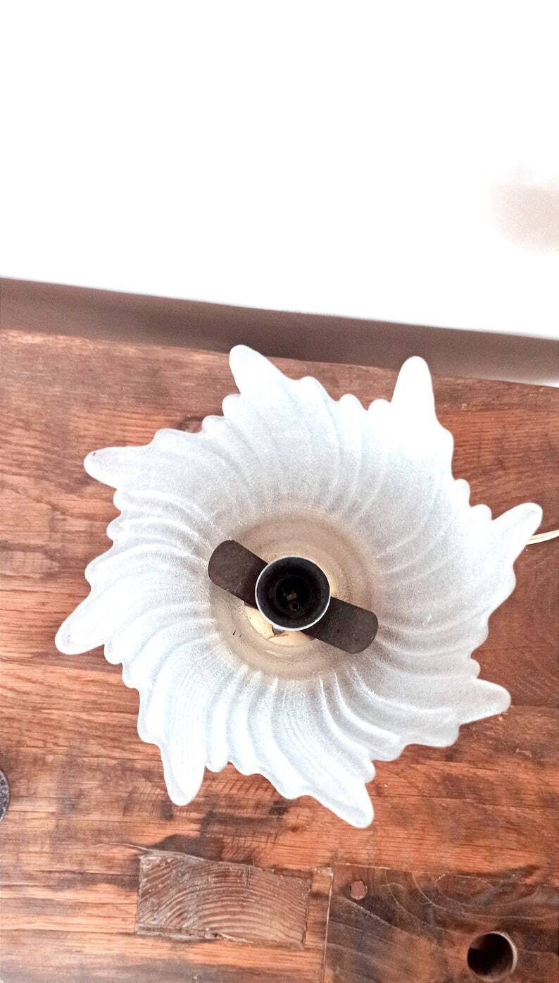 Art Deco bedside lamp on marble base