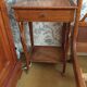 Pair of empire style swan neck beds and bedside tables