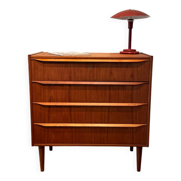 Vintage Scandinavian teak "Tage" chest of drawers