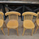 Lot de 6 anciennes chaises bistrot en hêtre courbé des années 1950