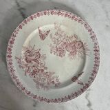 Set of 5 flat plates Terre de Fer Onnaing Moisson