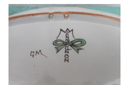 Oval dish and earthenware