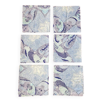 6 New "Trianon" Cotton Satin Napkins