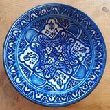 Large Moroccan dish or terracotta bowl, 42 cm diameter