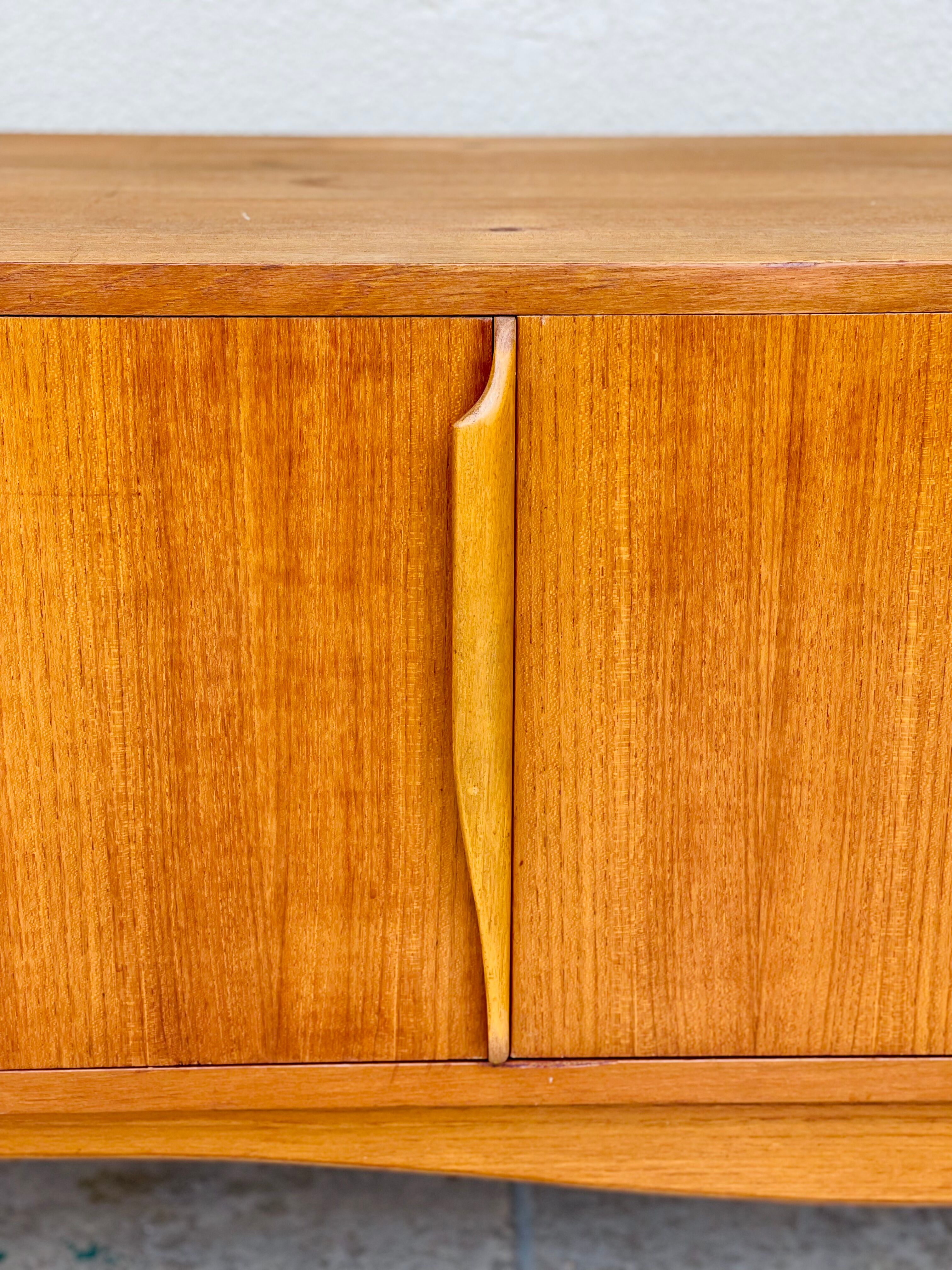 Scandinavian teak row