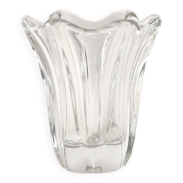 Daum France crystal vase