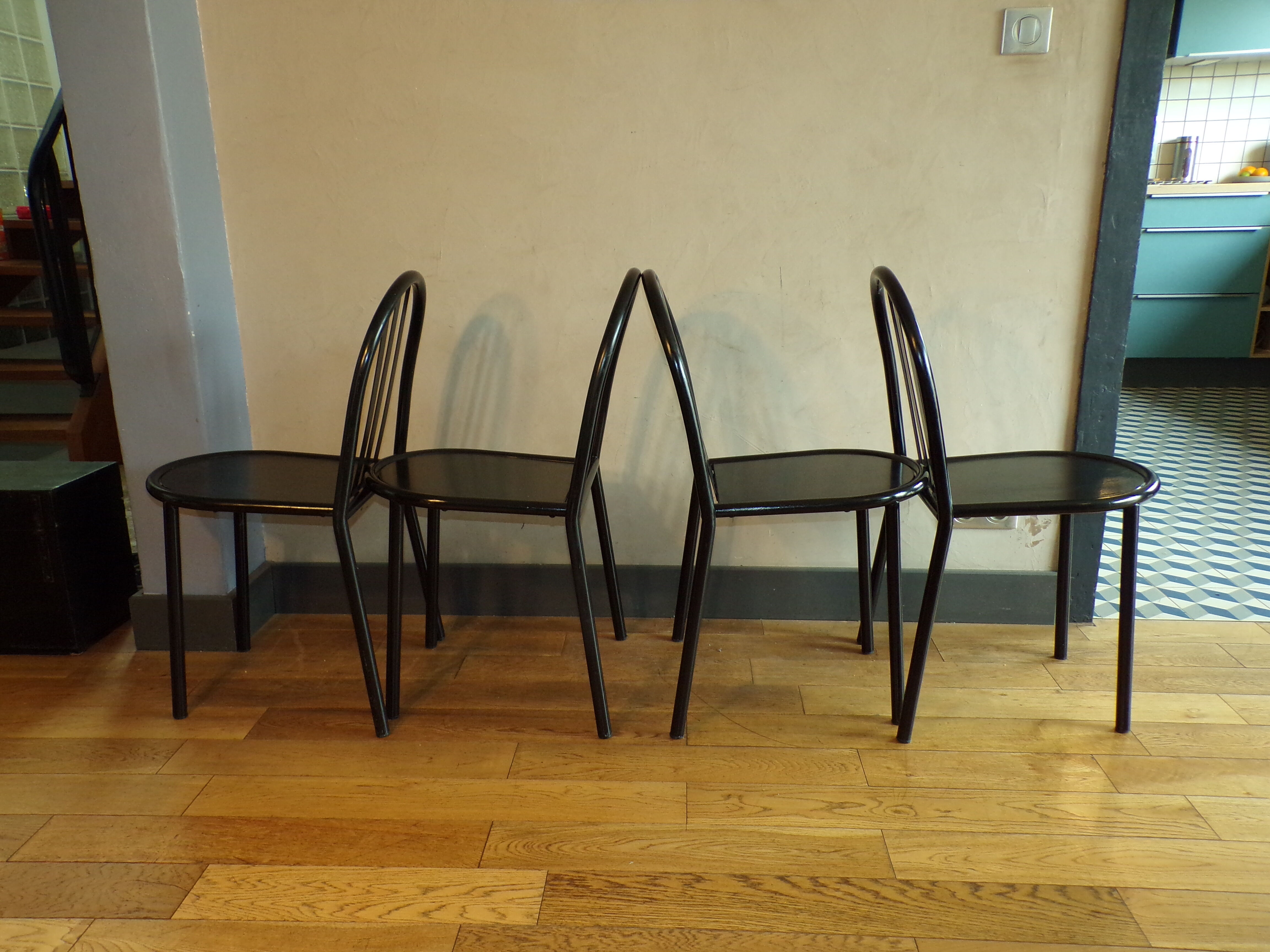 Set 4 chairs Mallet Stevens Villa Cavrois