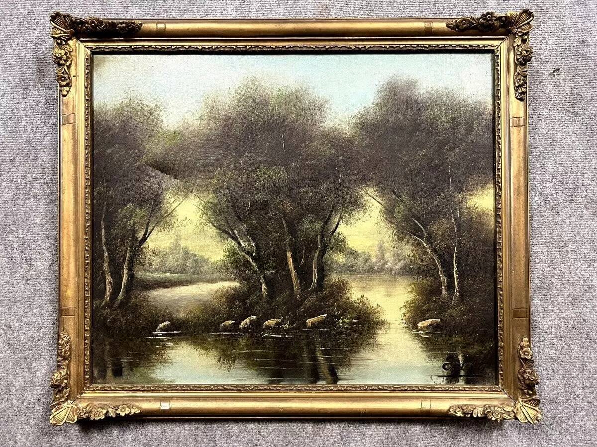 Eugène Petit: Oil on canvas, Napoleon III period