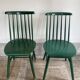 Cinq chaises Fanett vertes par Ilmari Tapiovaara pour Edsby-ken