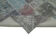 Hand-knotted oriental overdyed 197 cm x 300 cm grey patchwork carpet