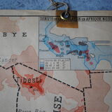 School Nightingale vintage black Africa map