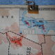 School Nightingale vintage black Africa map