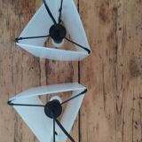 Paire de lampes à poser ikea, années 90