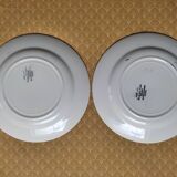 Lot de 2 assiettes à dessert modèle Mary Lou