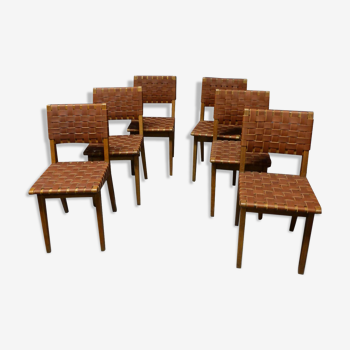 Série de 6 chaises de Jens Risom