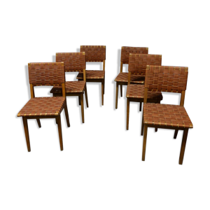Série de 6 chaises de