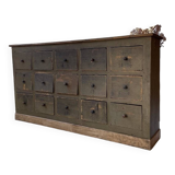 Green patina workshop furniture