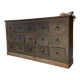 Green patina workshop furniture