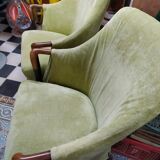 Pair of Progetti chairs for Giorgetti