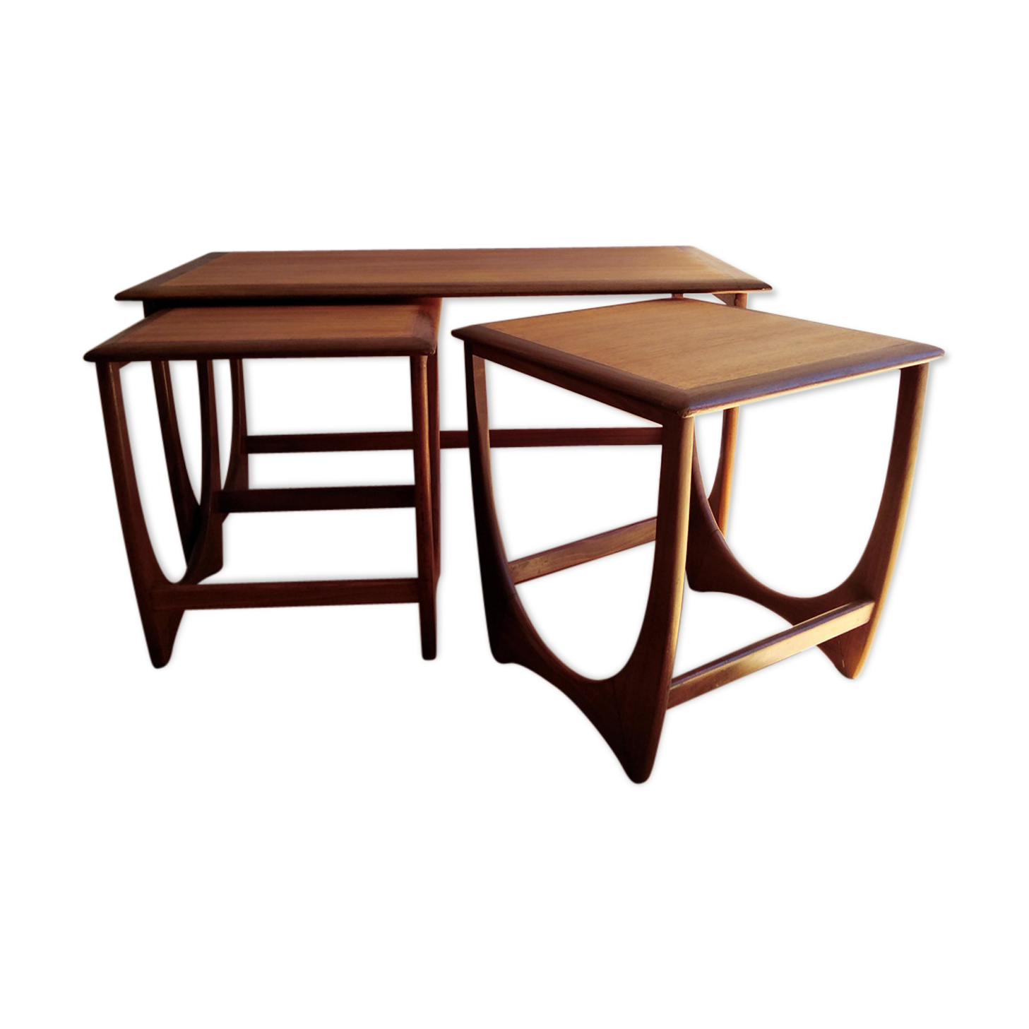 Ensemble de 3 tables basses - G Plan - 1960