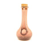 Ancienne verseuse en verre soufflé violine, signée BIOT