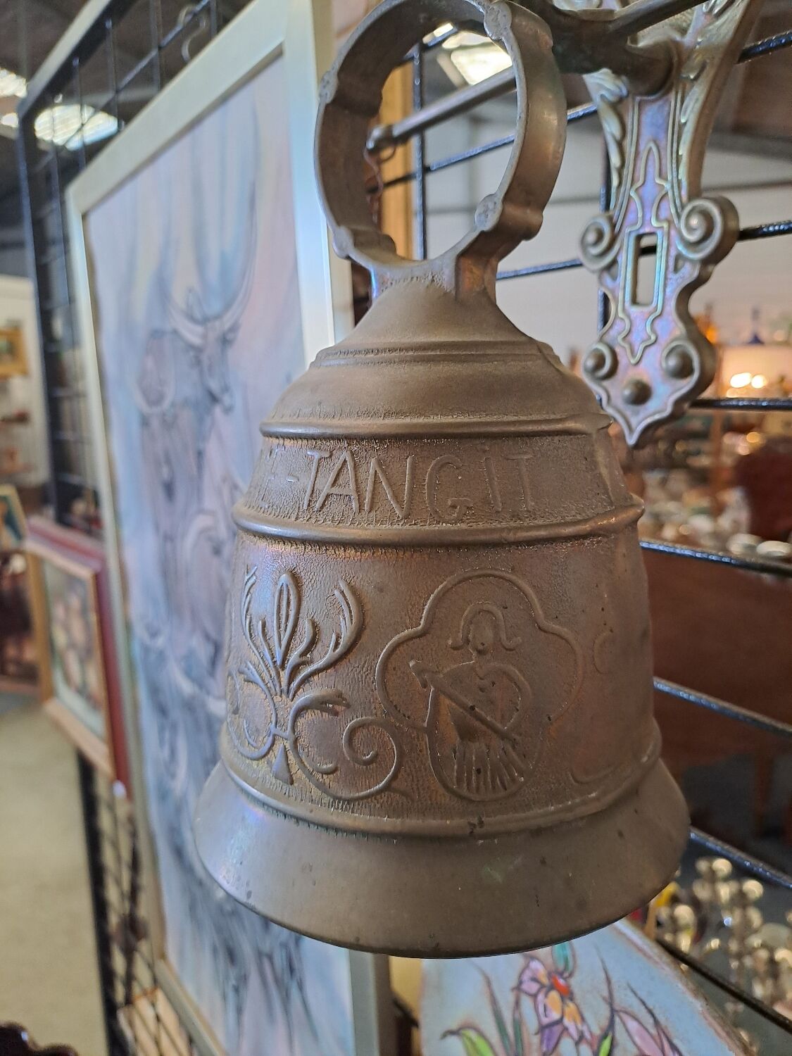 Bronze porch bell