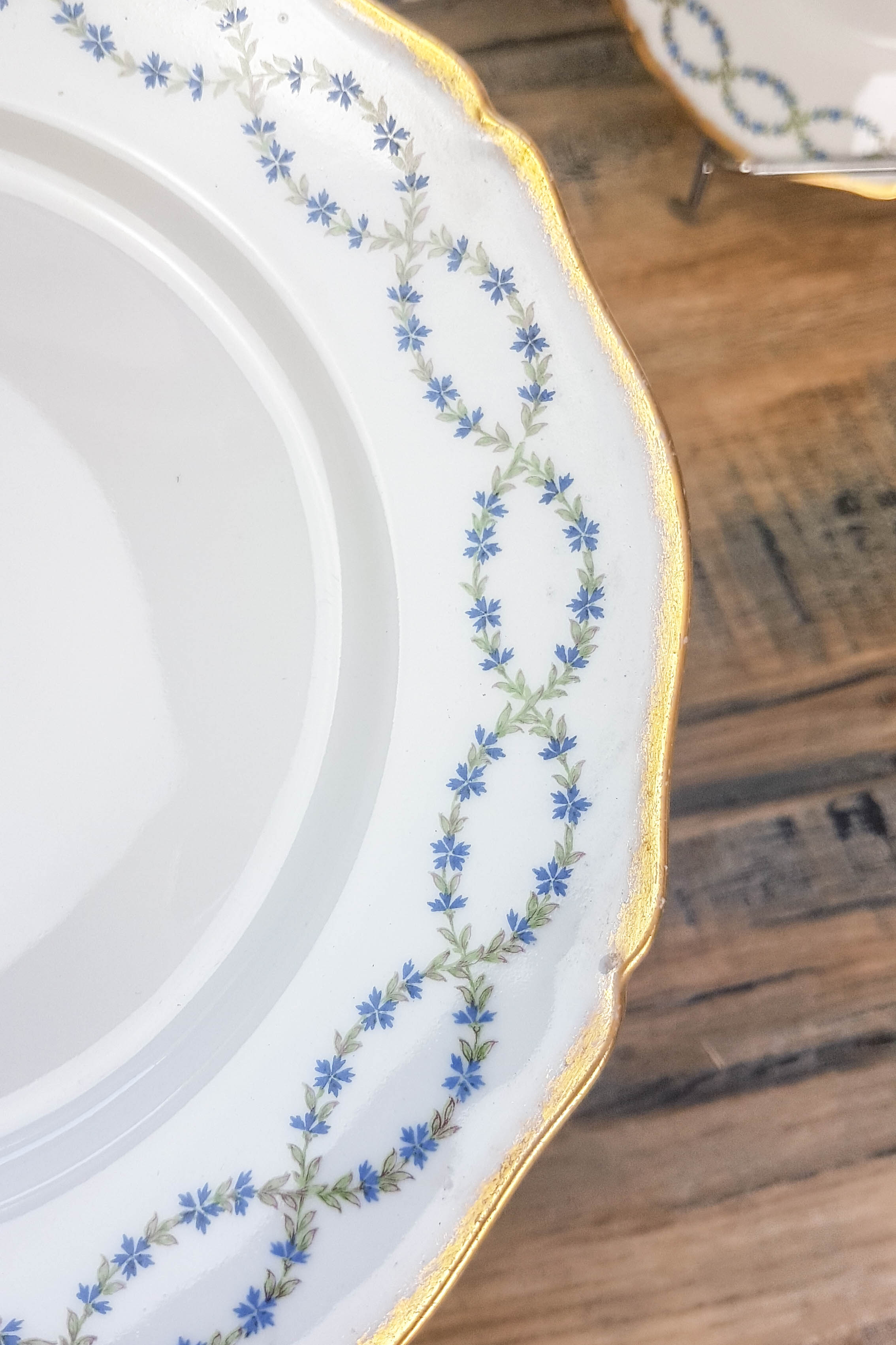 Lot 6 plates dessert Émile BOURGEOIS 1832-1926