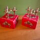 Two vintage BMF candlesticks in boxes.