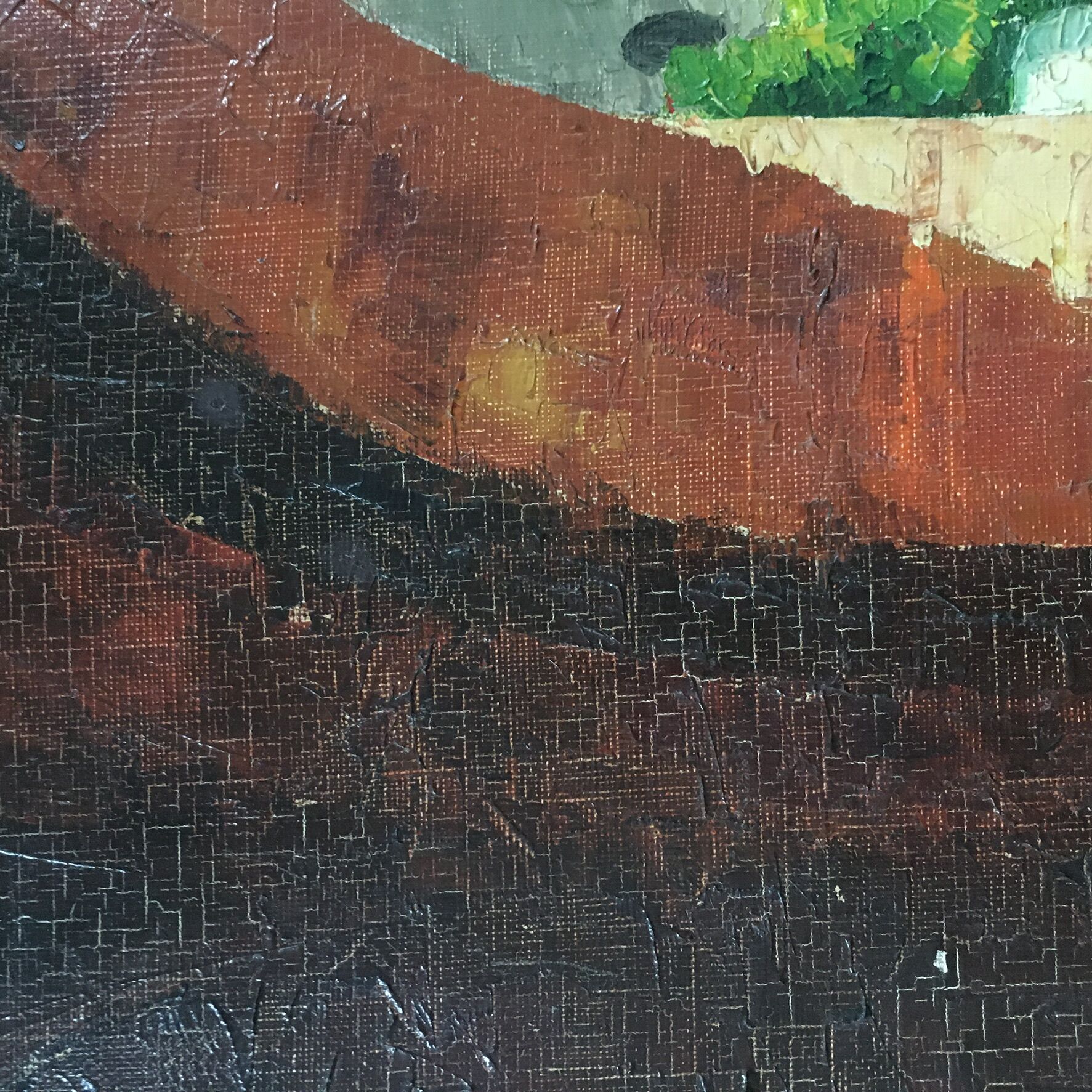 Painting Provencal village