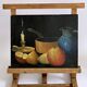 Old table easel, artist accessory
