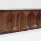 Buffet brutaliste espagnol en bois massif sculpté