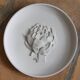 White earthenware centrepiece