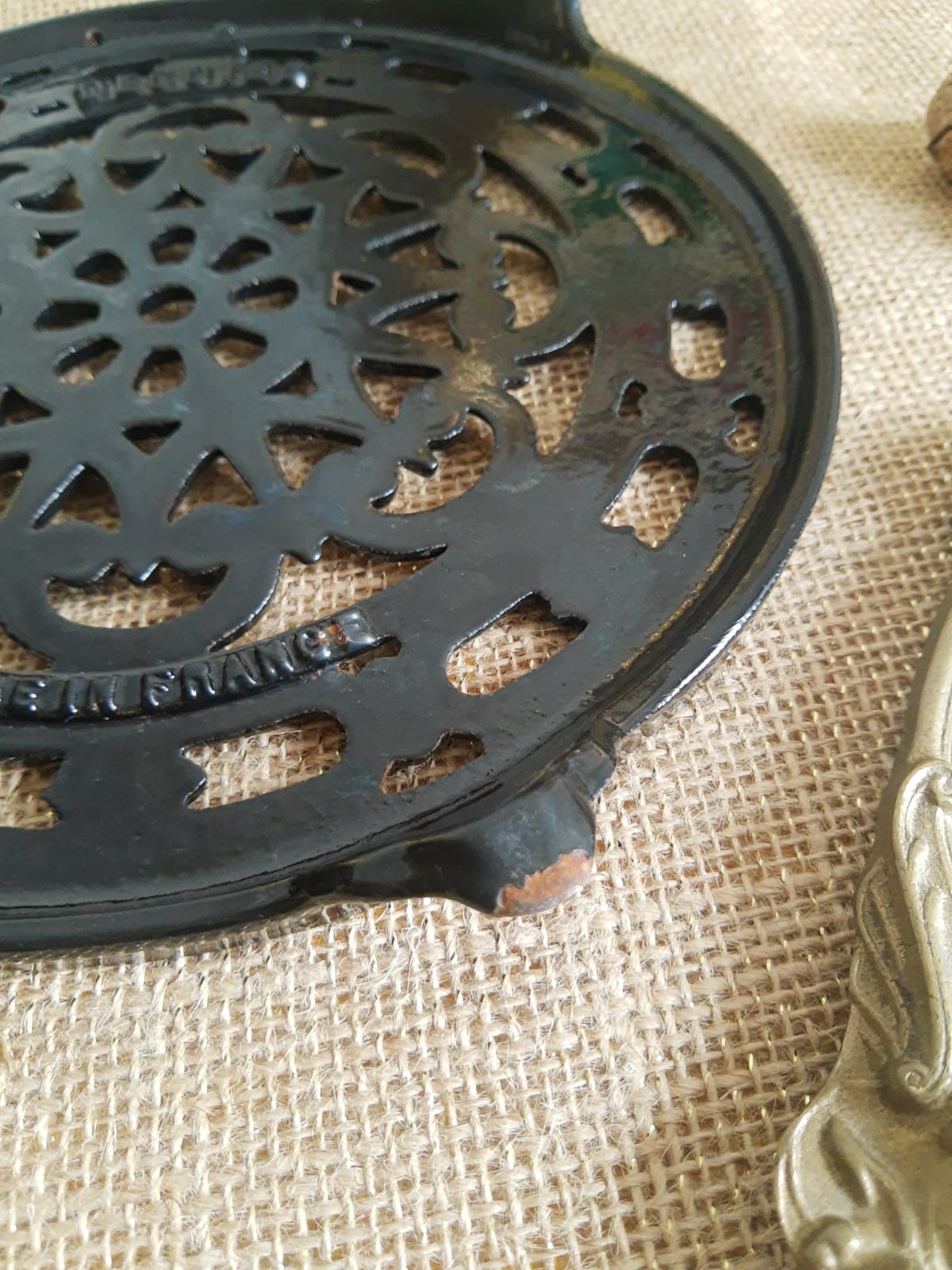 Cast iron underbody Decotec France vintage