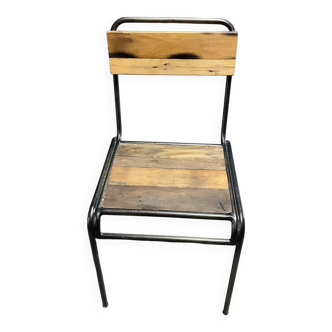 Wooden & metal chair