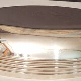 Silver metal bread basket